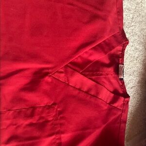 Cherokee Authentic Red Scrub set